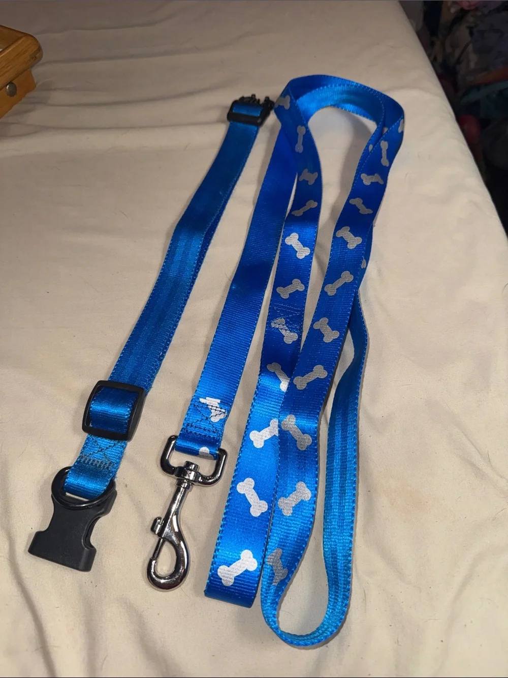 Blue Dog Leash and Collar retail $60